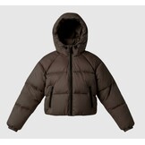WBLEMMA SHORT DOWN PUFFER JKT DARK BROWN