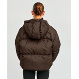 WBLEMMA SHORT DOWN PUFFER JKT DARK BROWN