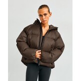 WBLEMMA SHORT DOWN PUFFER JKT DARK BROWN