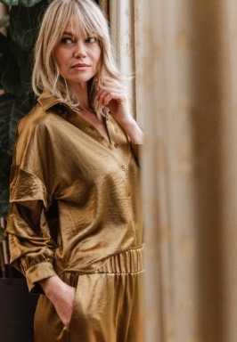 Anastasia blouse Gold