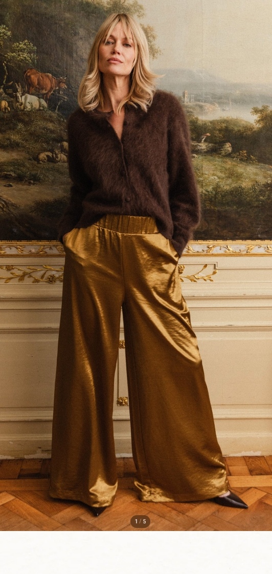 Nina trousers Gold