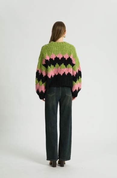 T26204334 Ivy cardigan Multi Green
