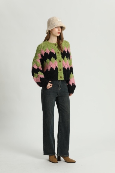 T26204334 Ivy cardigan Multi Green