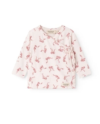 Tut Wrap LS Modal Smooth Print Bows