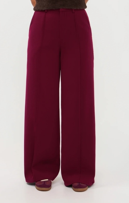Pants Geneve Burgundy M