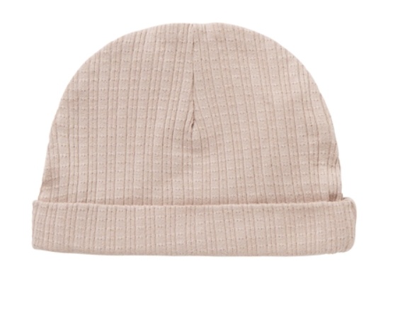 Aiko Modal Pointelle Rib Soft Beige