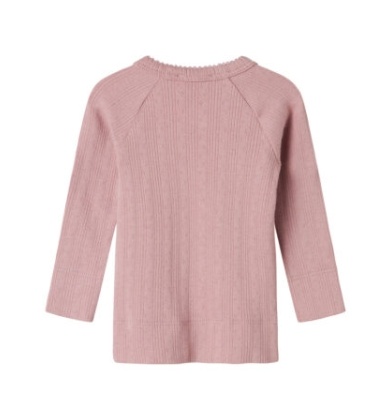Tut Wrap LS Modal Pointelle Soft Berry