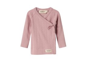 Tut Wrap LS Modal Pointelle Soft Berry