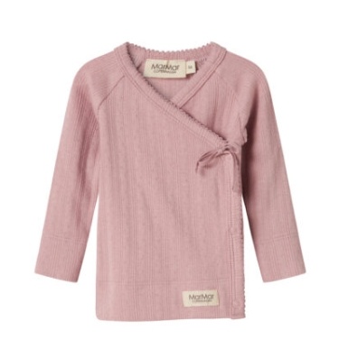 Tut Wrap LS Modal Pointelle Soft Berry
