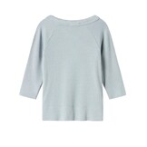 Tuti Wrap LS Micro Modal Blue Stone