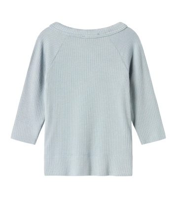 Tuti Wrap LS Micro Modal Blue Stone