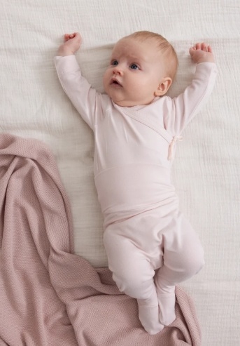 Tuti Wrap LS Micro Modal Rosewater