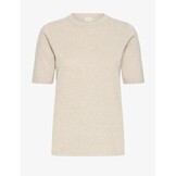 Ihluls o neck ss oatmeal melange
