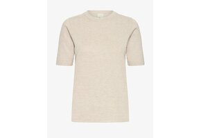 Ihluls o neck ss oatmeal melange