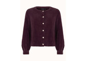 Knitted Cardigan Maaike Plum