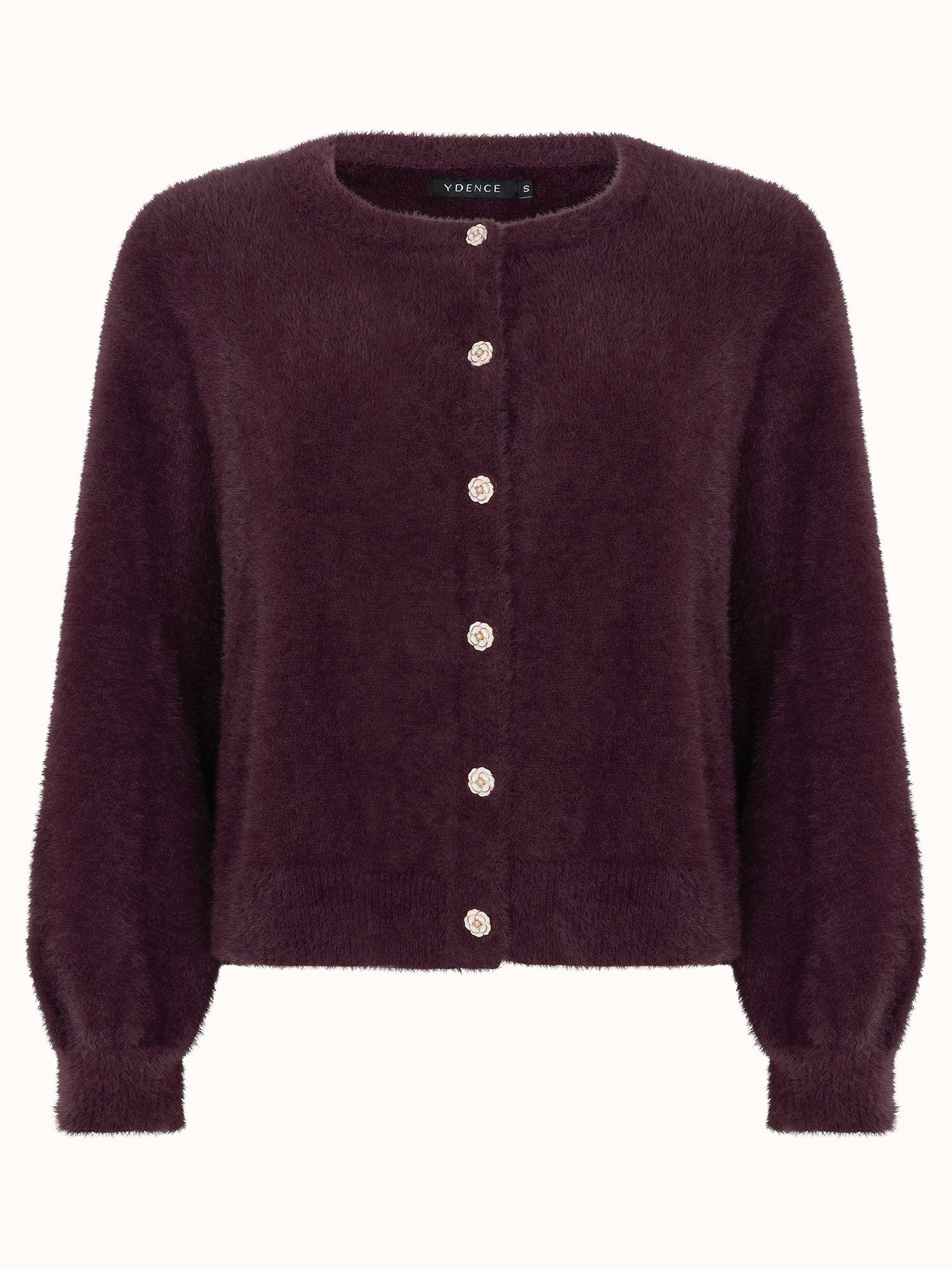 Knitted Cardigan Maaike Plum