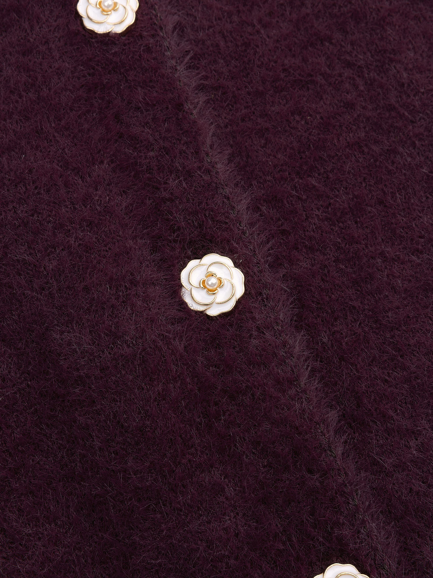 Knitted Cardigan Maaike Plum