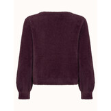 Knitted Cardigan Maaike Plum