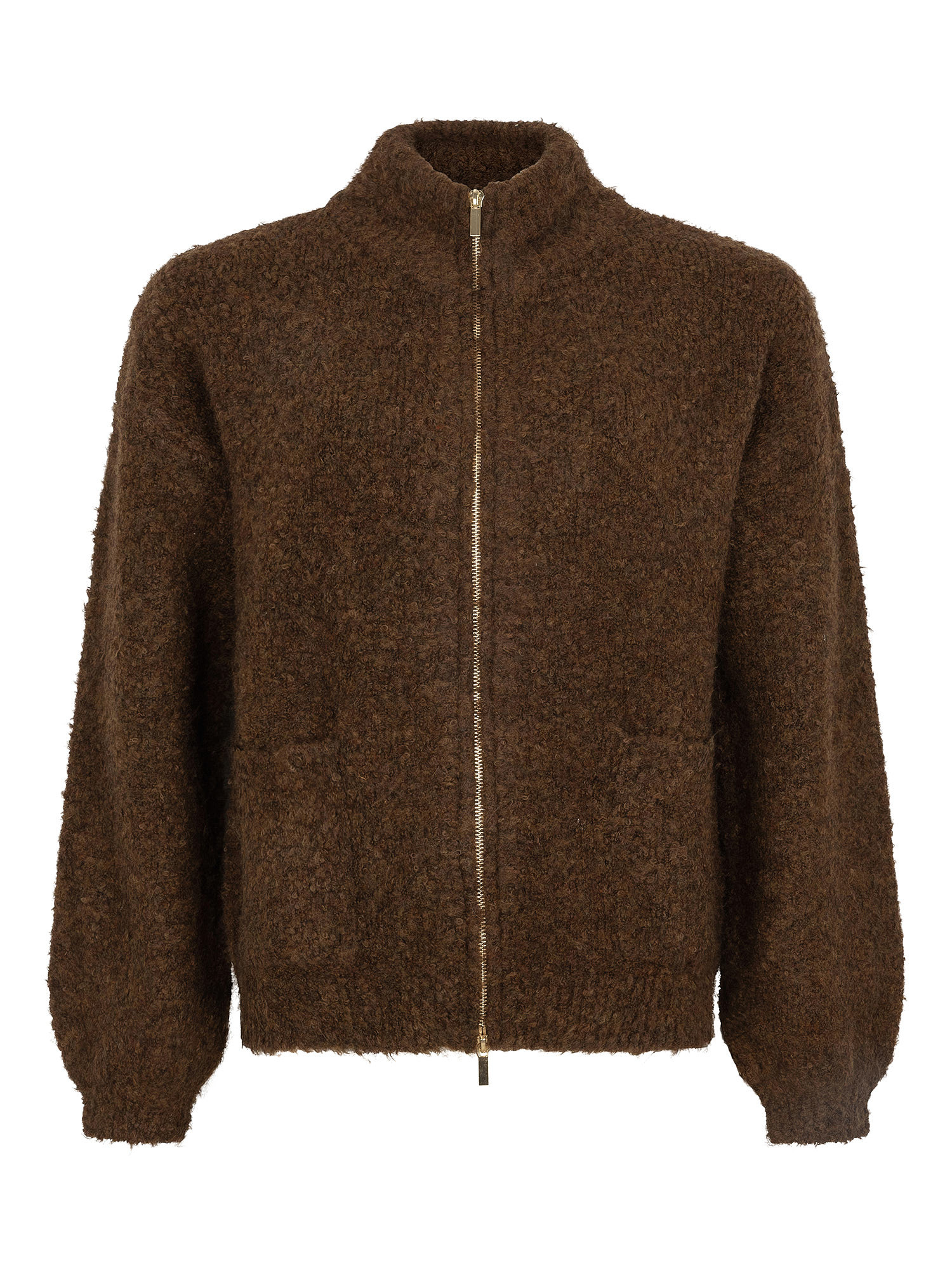 Knitted Cardigan Novi Coffee brown