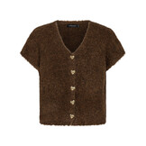 Knitted Cardigan Rochelle Coffee brown