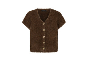 Knitted Cardigan Rochelle Coffee brown