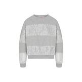 Lace Sweater Grey