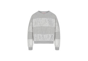 Lace Sweater Grey