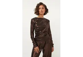 Party Top Brown