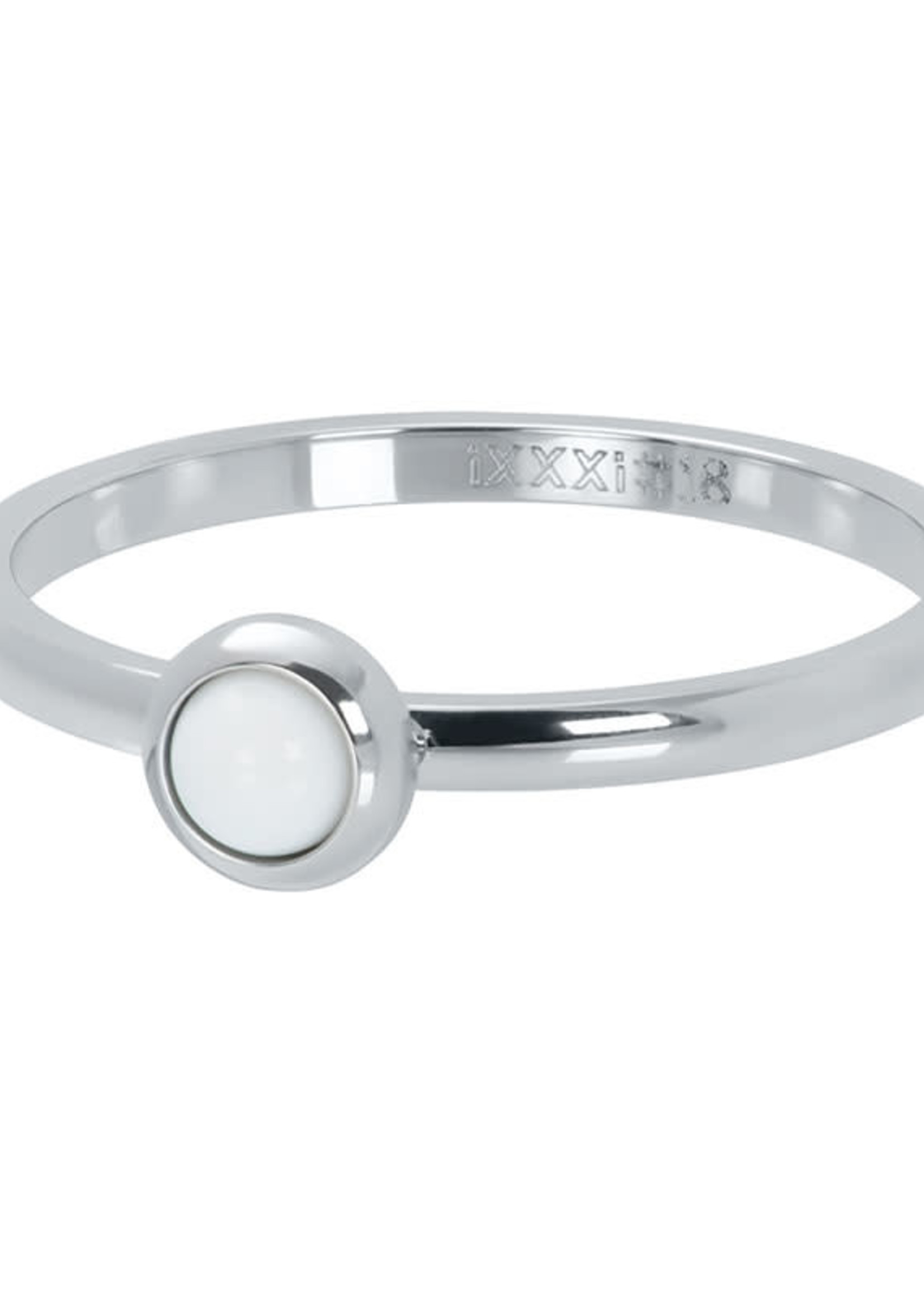 iXXXi ringen iXXXi Witte steen 2mm