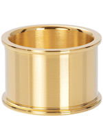 Basishuls goud 14mm