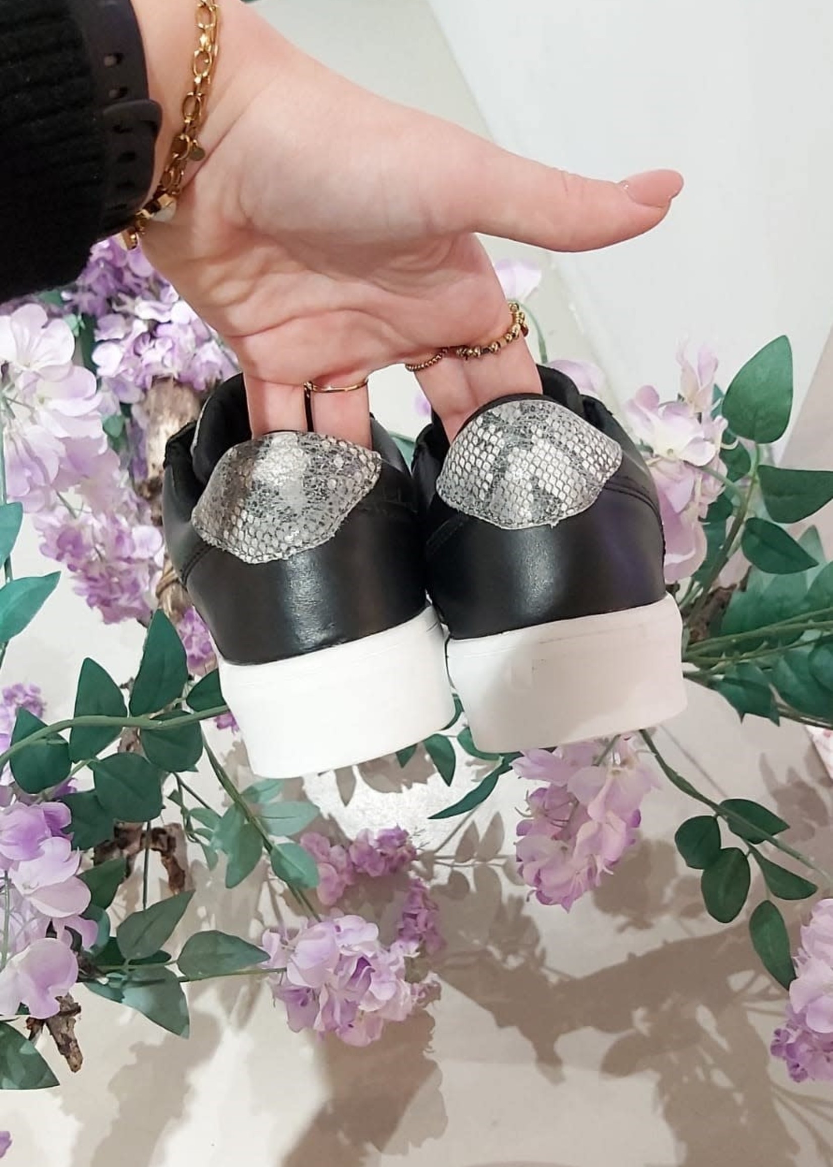 Super Cracks sneakers zwart snake - L'Avenue Fashion \u0026 Shoes