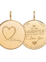 iXXXi Jewelry iXXXi Pendant Daughter love groot goud