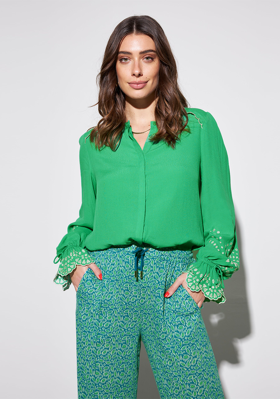 Harper Yve - blouse - Groen - L'Avenue FashionStore