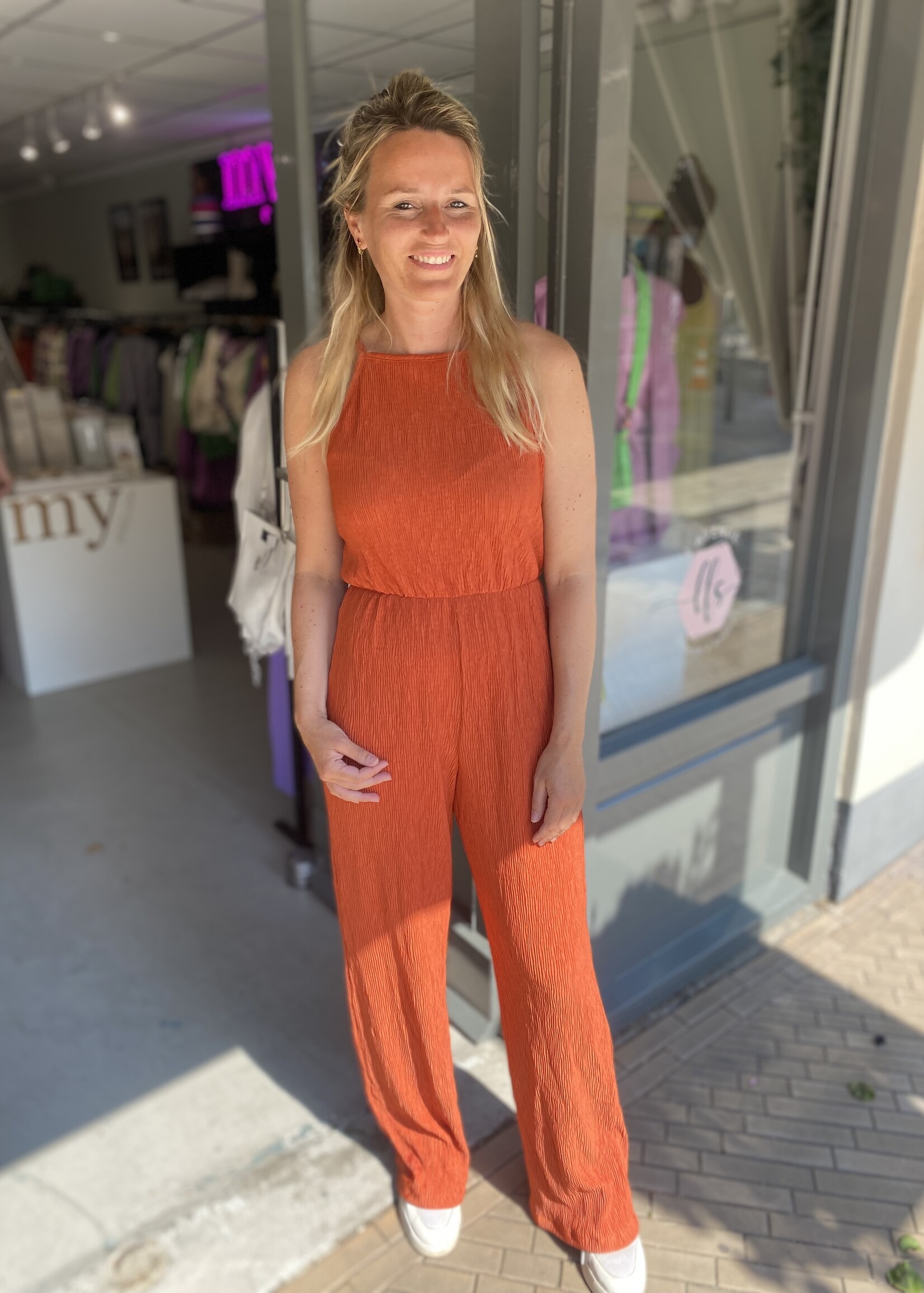 Things I like Things I love TILTIL - Amie jumpsuit - Burnt orange