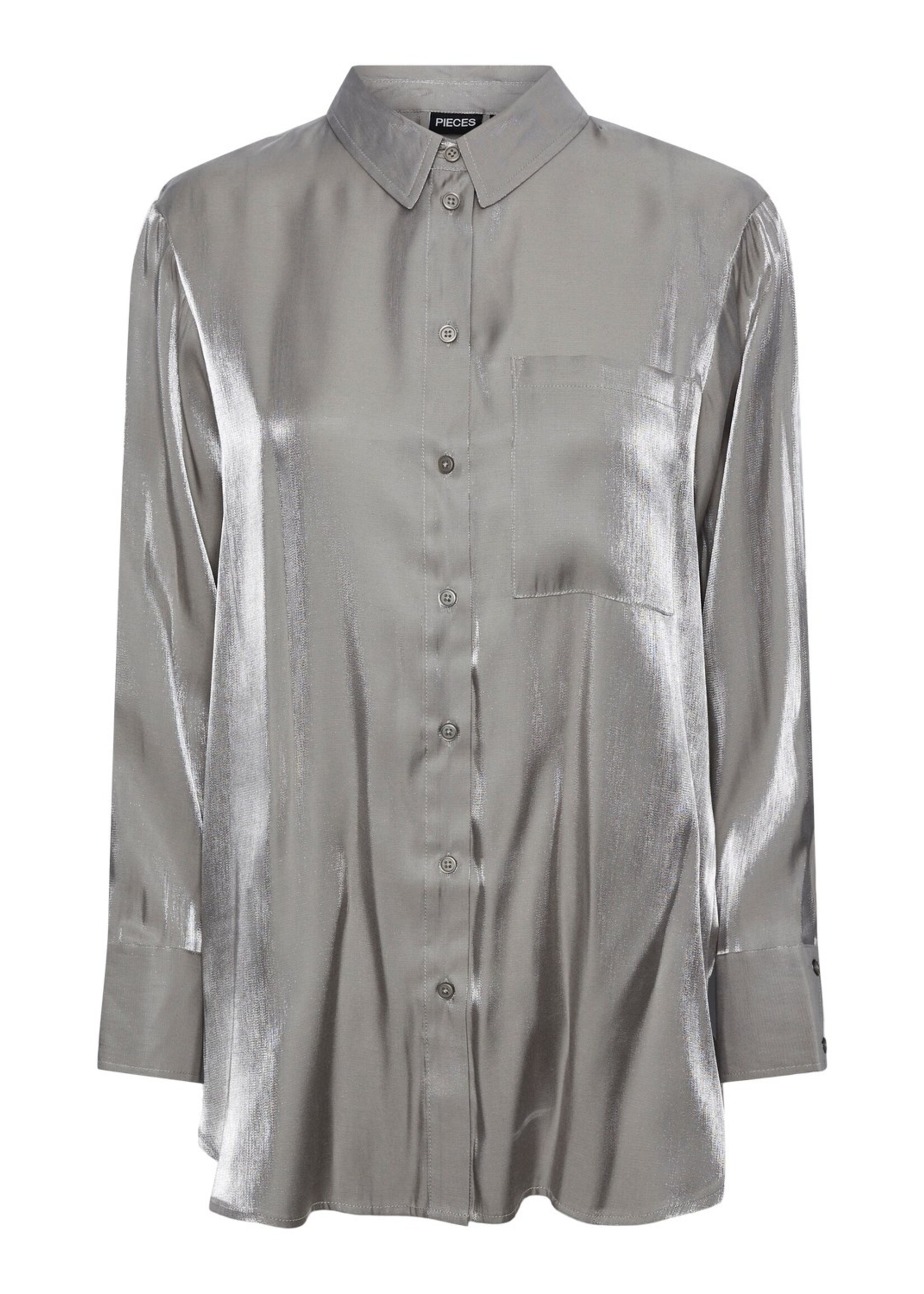 Pieces Pieces - Sola shirt Silver