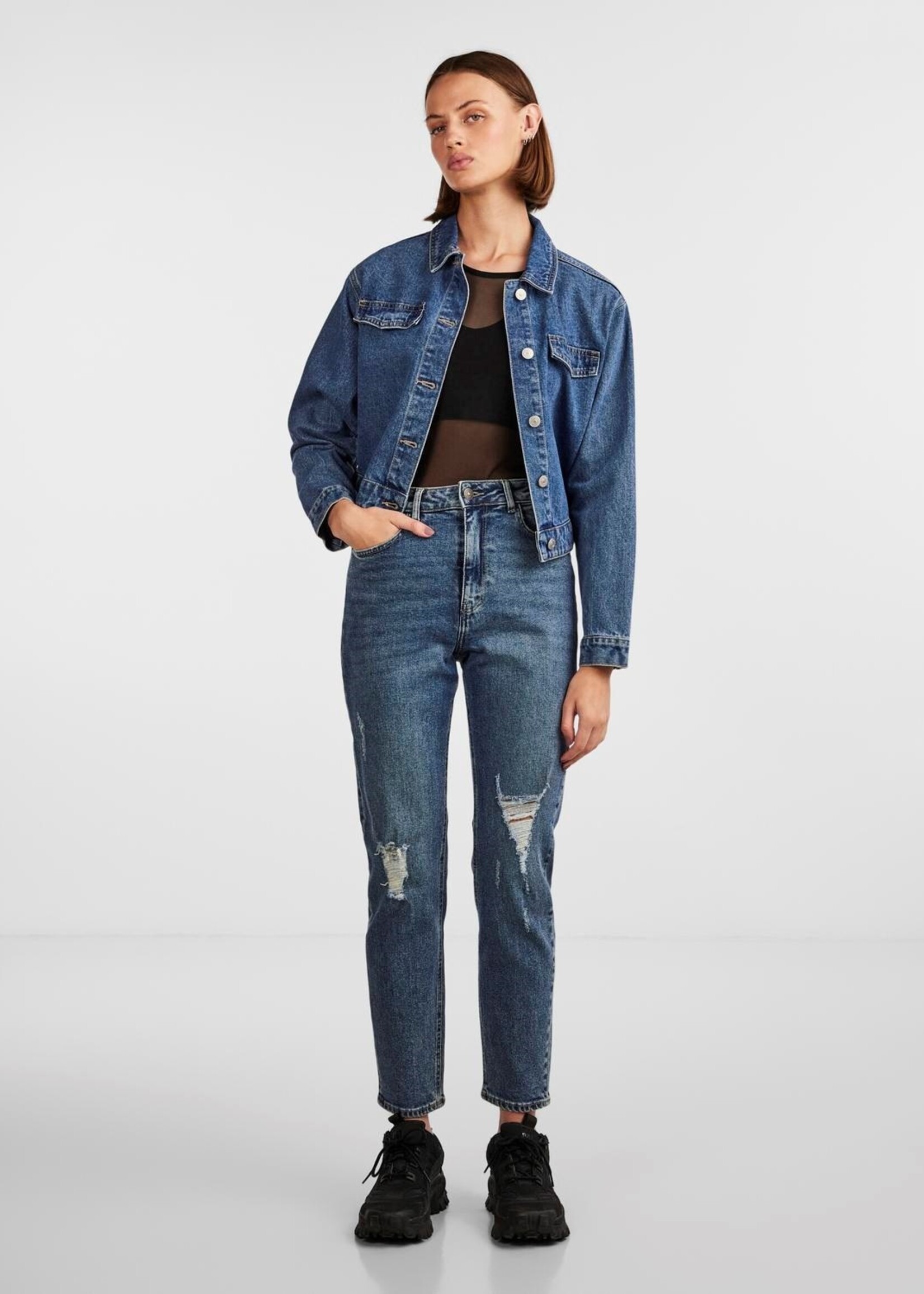 Pieces Pieces - Bella Tapered Ankle jeans