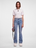 Pieces Pieces - Peggy Flared Jeans - Light Blue Denim