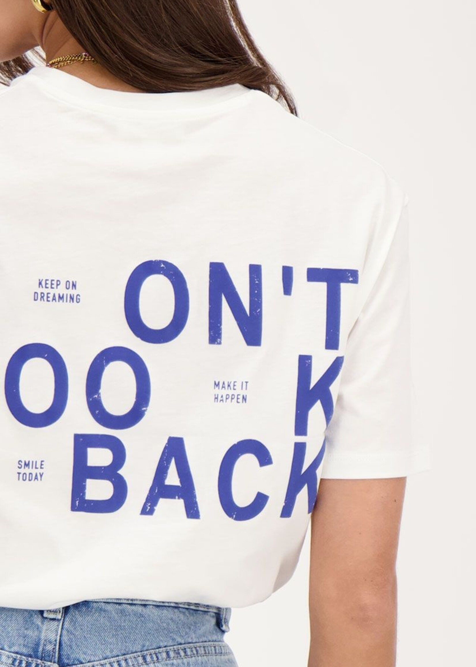 My Jewellery My Jewellery - Wit t-shirt don't look back