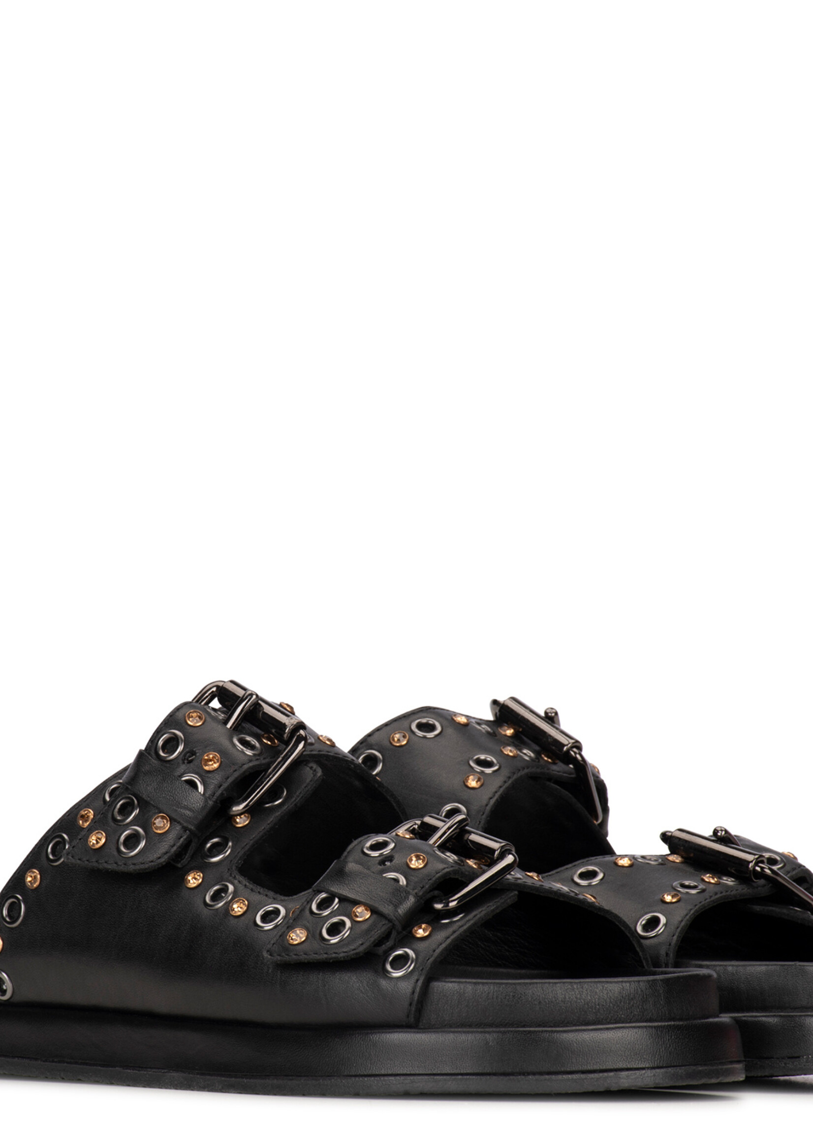 PS Poelman Shoes PS Poelman - Leren sandalen zwart