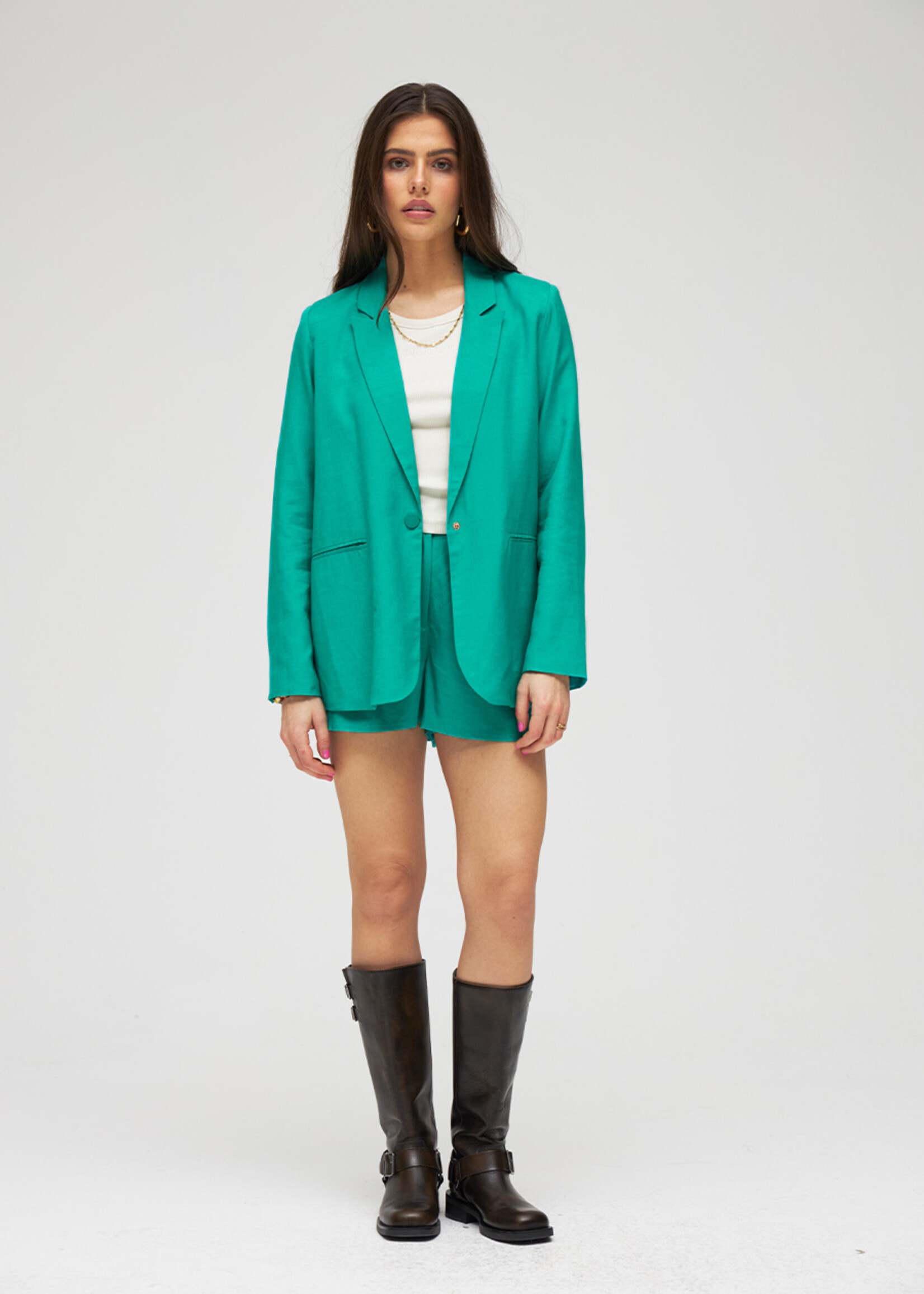 Harper & Yve Harper & Yve Yagger Blazer - aqua blue