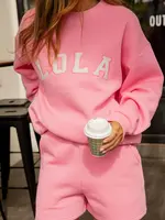 The Lola Club - Sweater - Roze