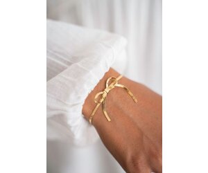 Ketting Bow Livia K035 Goud - Jewelry By Joanne