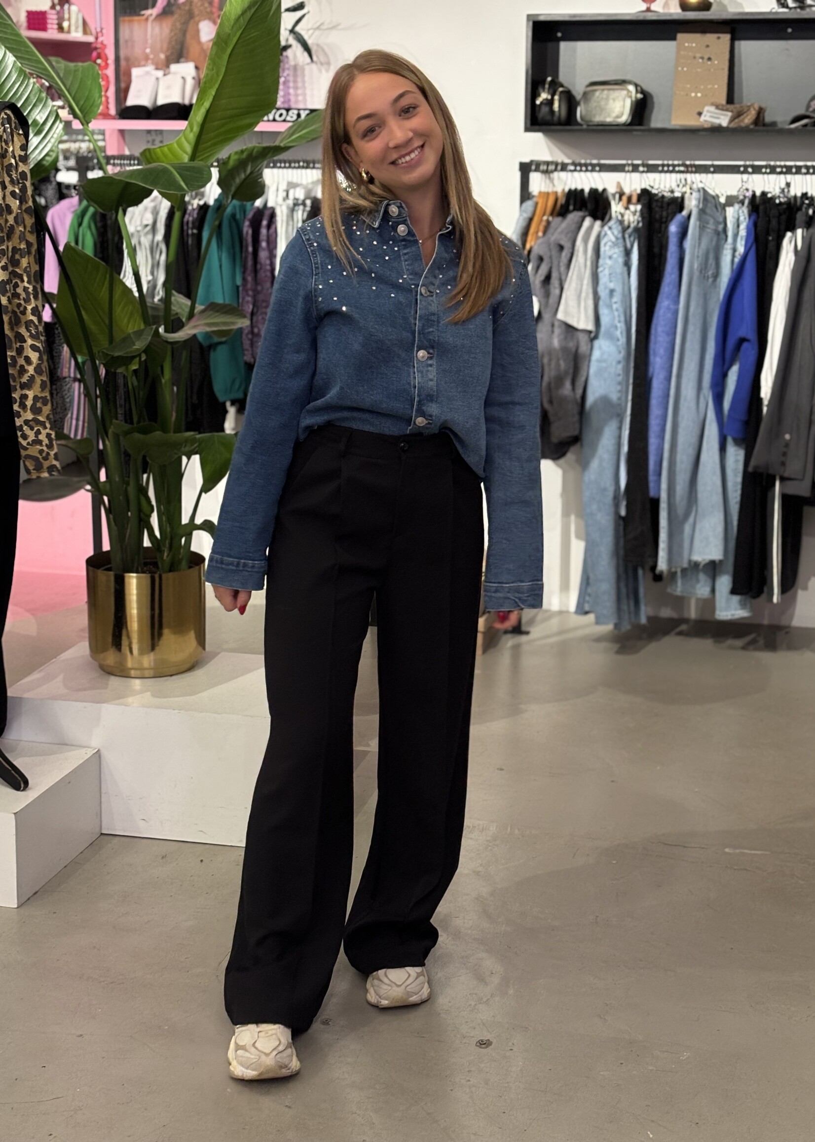 Pieces Pieces Siffi Denim top