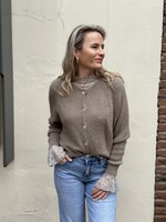 Lace top Grey Mint