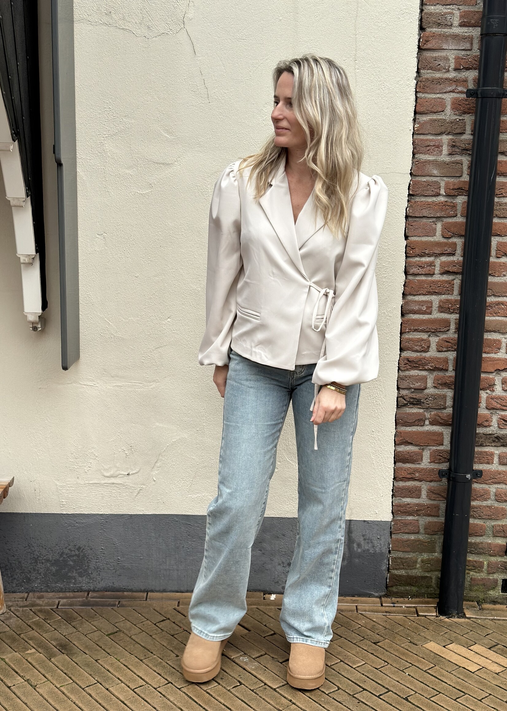 Wikkelblazer Lova - creme