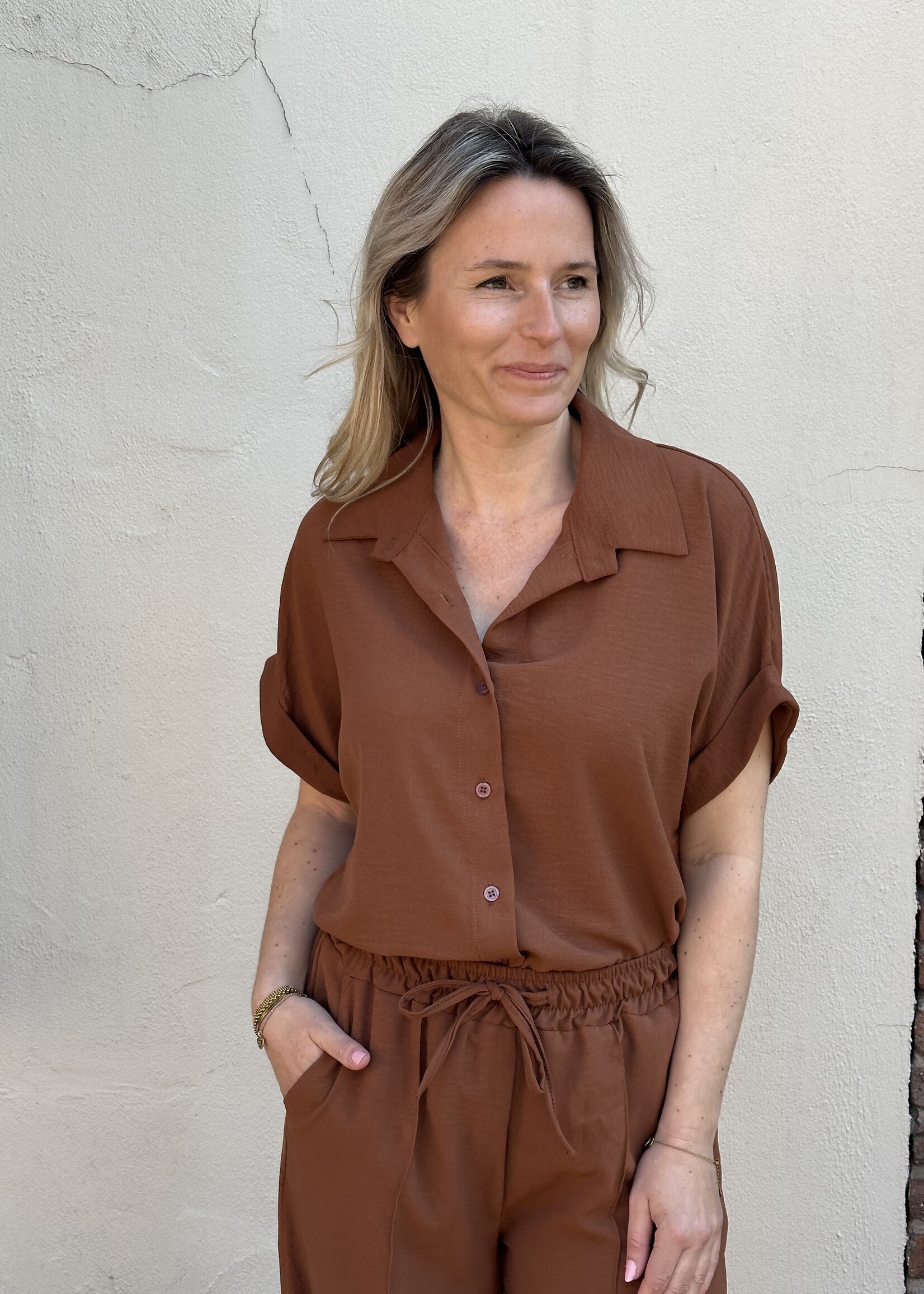 Not a Label Not A label Trousers Babs - Bruin -