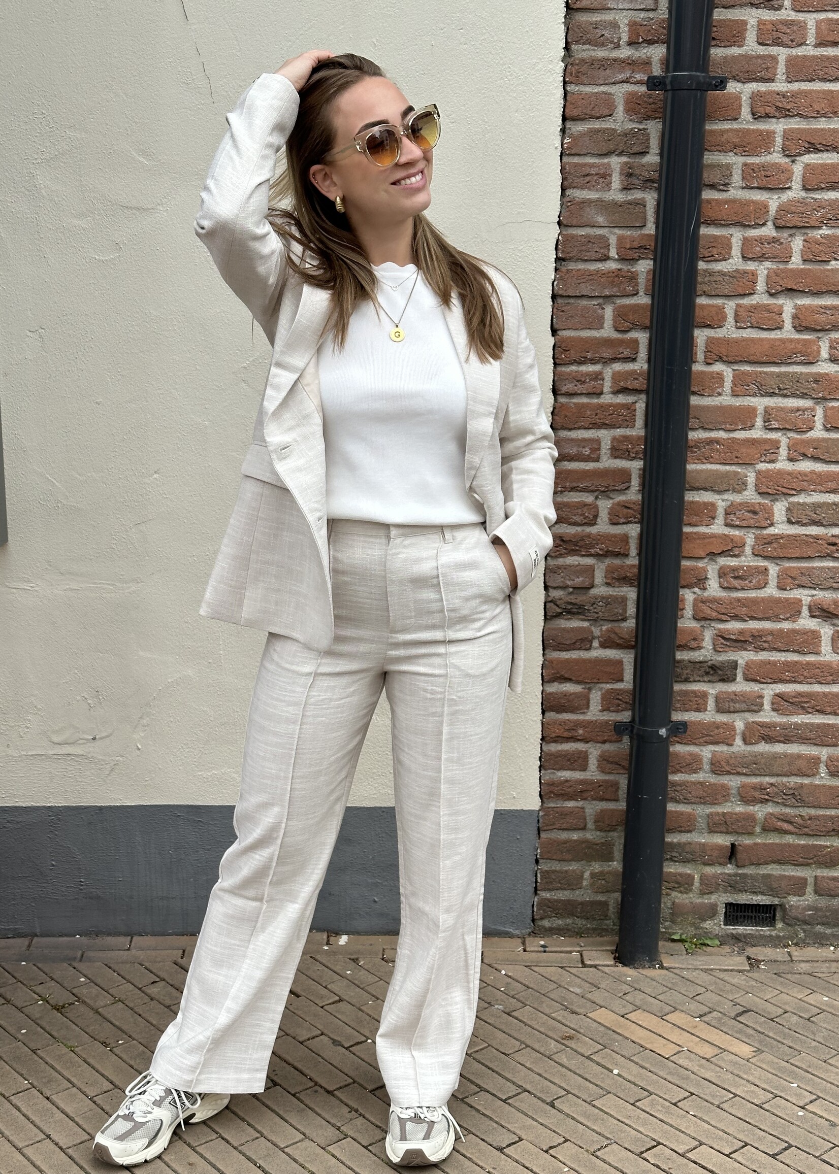 Colourful Rebel Colourful Rebel Blazer - Beige -