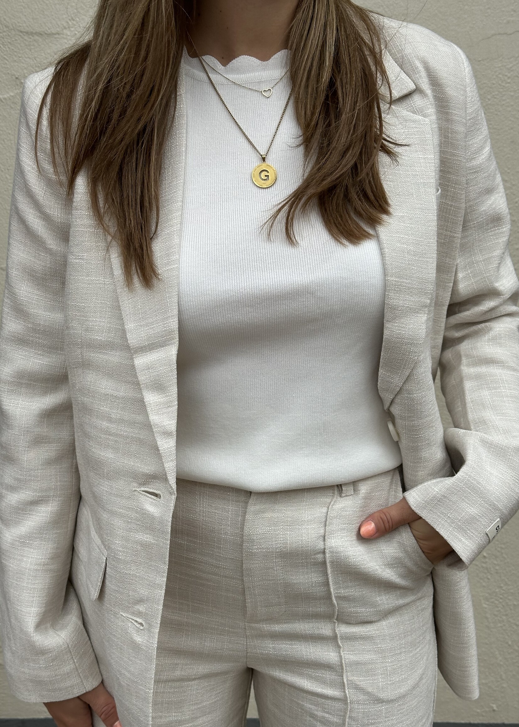 Colourful Rebel Colourful Rebel Blazer - Beige -