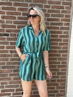 Colourful Rebel Colourful Rebel Striped Playsuit -