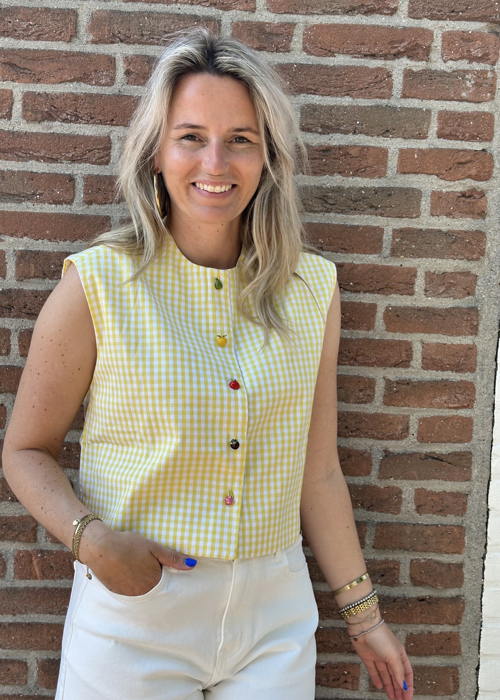 Azzuro Perfect Summer Short - Wit